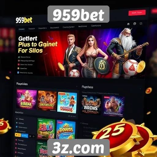 Navegação e usabilidade do site 959bet